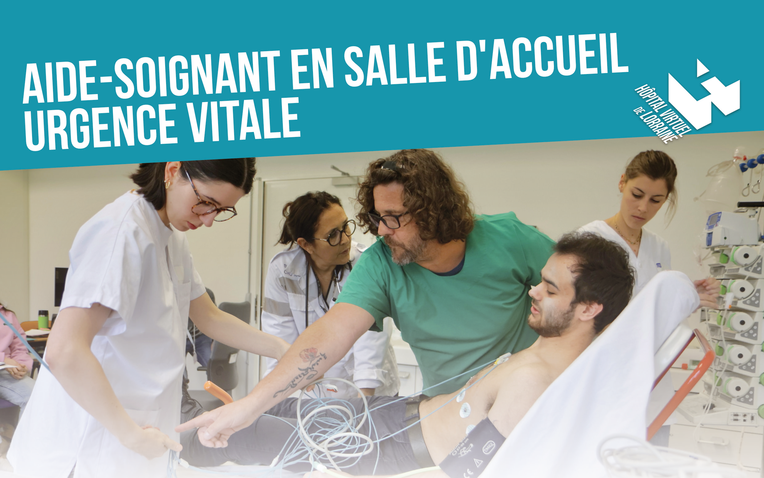 Aide-soignant en salle d’accueil urgence vitale